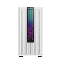 купить Компьютерный корпус PCCooler PLATINUM LM200W MESH RGB M-ATX/ITX USB3.0, 2xUSB2.0 White в Алматы фото 1
