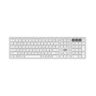 купить Клавиатура 2E KS270 105key, WL/BT, EN/UK/RU, серебристо-белый в Алматы