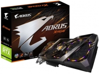 купить Видеокарта Gigabyte RTX 2080, GV-N2080AORUS X-8GC, 8GB GDDR6 256bit, Windforce stack 3xFan, 3xDP, 3xHDMI BOX в Алматы фото 1