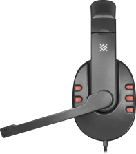 купить Игровая гарнитура стерео Defender Warhead G-160 черный, кабель 2,5 м, НОВИНКА! в Алматы фото 3
