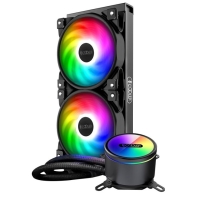 купить Водяное охлаждение для CPU PCCooler GI-CX240 ARGB TDP 250W LGA Intel/AMD Black GI-CX240 ARGB в Алматы фото 2