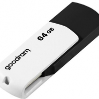купить USB-ФЛЕШ-НАКОПИТЕЛЬ 64Gb GOODRAM UCO2 USB 2.0 UCO2-0640KWR11 BLACK/WHITE в Алматы фото 1