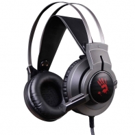 купить Наушники микрофон игровые Bloody G437 <Virtual 7.1, 20Hz-20kHz, 32 Om, 100dB (1KHz), 1.8m, USB> в Алматы фото 1
