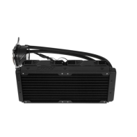 купить СЖО Asus ROG Strix LC II 240 ARGB, S115X/1366/1700/2011/2066/AM4/TR4, 2x12cm, 3+4pin, 800-2500rpm в Алматы фото 2