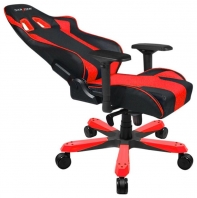 купить Игровое компьютерное кресло, DX Racer,  OH/KS06/NR, ПУ экокожа, Вид наполнителя: губчатая пена высокой плотности (54 кг/м?), Металлическая основа кресла, Механизм качания: топ-ган, Прорезиненные колеса в комплектации, Черный-красный в Алматы фото 3