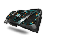 купить Видеокарта, Gigabyte, RTX2080Ti AORUS XTREME 11G (GV-N208TAORUS X-11GC) 4719331303693, GDDR6, 352bit, USB-C, HDMI, 3-DP, Windforce 3X Fan, Цветная коробка в Алматы фото 2