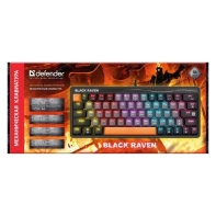 купить Клавиатура Defender Black Raven GK-417, USB, серый [45413] в Алматы фото 3