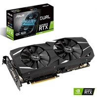 купить Видеокарта ASUS GeForce RTX2060 GDDR6 6GB, 192-bit, 14000 MHz, DVI-Dx1, HDMIx2, DPx2, HDCP, DUAL-RTX2060-06G в Алматы фото 1