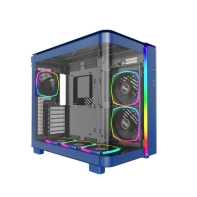 Купить Корпус Montech KING 95 PRO (Prussian blue) ATX/Micro-ATX/Mini-ITX 2xUSB3.0 1xType-C 1xAudio Синий в Алматы