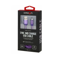 купить Кабель Crown USB - USB Type-C CMCU-3072C violet в Алматы фото 2