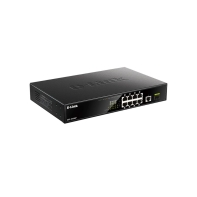 Купить Switch 8 port D-Link DGS-1010MP/A1A, 9 x 10/100/1000 Мбит/с GLAN, PoE (1-8), 1x1000Base-X SFP в Алматы