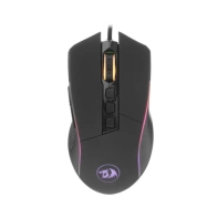 купить Мышь проводная игровая оптическая Redragon Lonewolf 2 RGB, (черный) USB, 10 кнопок,32000 dpi, НОВИНК в Алматы фото 1