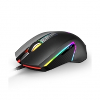 Купить Компьютерная мышь, Rapoo, V20 Pro, Игровая, Оптическая, Проводная, 3000 dpi, Длина кабеля 1,8 метра, LED подсветка, Чёрный Алматы