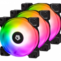 купить Вентилятор для корпуса ID-COOLING DF-12025-RGB TRIO в Алматы фото 1