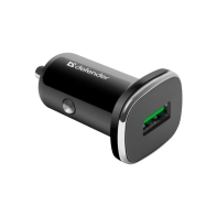 купить Зарядное устройство автомобильное Defender UCA-91 USB QC3.0 черный в Алматы фото 1