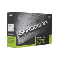 купить Видеокарта MSI GeForce RTX 5070 Ti 16G SHADOW 3X OC, 16Gb GDDR7 256-bit 1xHDMI 3xDP в Алматы фото 5