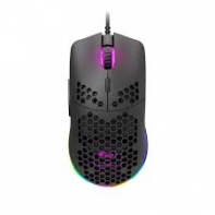 купить CANYON,Gaming Mouse with 7 programmable buttons, Pixart 3519 optical sensor, 4 levels of DPI and up to 4200, 5 million times key life, 1.65m Ultraweave cable, UPE feet and colorful RGB lights, Black, size:128.5x67x37.5mm, 105g в Алматы фото 1