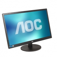 купить Монитор 23.6* AOC E2470SWHE/01 TFT TN 5мс 250cd/m2 1000:1 20M:1 1xD-Sub 2хHDMI 170/160?. В комплекте кабель: Кабель VGA, Кабель HDMI, Цвет: Черный. в Алматы фото 2
