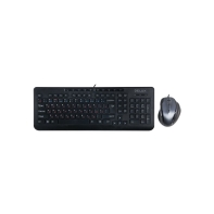 купить Комплект Клавиатура   Мышь, Delux, DLD-6220OUB, Оптическая Мышь, USB, 1000-3200DPI, Длина кабеля 1,6 метра, Кол-во стандартных клавиш 104, Анг/Рус/Каз, Чёрный в Алматы фото 2