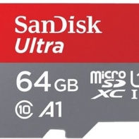 купить Карта памяти SANDISK ULTRA microSDXC 64GB + SD Adapter  100MB/s A1 Class 10 UHS-I - Imaging Packaging SDSQUAR-064G-GN6IA. Универсальная карта памяти в комплекте с адаптерами, позволяющим использовать ее в любых устройствах совместимых с SD card.      в Алматы фото 1