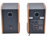 купить Колонки, Microlab, B73, 2.0, 20Вт (10Вт-2), Выход Terminals, Вход 2RCA, Размер 150*186*240 мм., Коричневый в Алматы фото 2