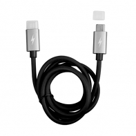 купить Кабель Partner USB3.1, USB type-C - USB type-C, 1м, черный в Алматы фото 1