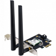 купить Двухдиапазонный беспроводной адаптер ASUS PCE-AX1800 802.11ax, PCIe, 2 антенны, Bluetooth 5.2, WPA3, OFDMA, MU-MIMO в Алматы фото 2