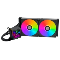 купить Водяное охлаждение для CPU Lian Li GA II LCD 280 ARGB 2x120mm Black G89.GA2ALCD28B.00 в Алматы фото 1