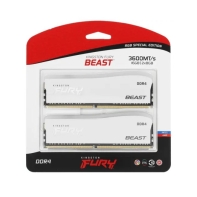 купить Модуль памяти Kingston Fury Beast White RGB KF436C17BWAK2/16 DDR4 DIMM 16Gb KIT (2x8) 3600 MHz CL17 в Алматы фото 2
