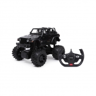 купить Радиоуправляемая машина, RASTAR, 79410B, 1:14, Jeep Wrangler (JL) BIG FOOT, Пластик, Открывающиеся двери, 2.4G, Чёрная в Алматы фото 1