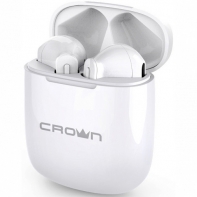 купить Полностью беспроводные наушники CROWN CMTWS-5002 white в Алматы фото 3