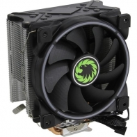 купить Кулер для процессора, Gamemax, Gamma 500-Rainbow (3PIN), Intel 1200/11XX/775 и AMD AM4/AM3+/AM3/AM2+/AM2/FM2+/FM2/FM1, TDP:87W, 1*120мм LED RGB (Только 3-pin(+5V-D-G)), 800-1500&plusmn;10%, 51.18 CFM, ?30.8 dB(A), 4pin, (ДxШxВ) 126х85х158мм, Чёрный в Алматы фото 3