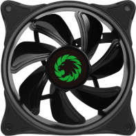 купить Кулер для кейса, Gamemax,  FN-12RAINBOW-N, Светодиоды Addresable RGB 3Pin, 120мм, 1100±200%об.мин, 7 лопастей, 3+4pin (Для полноценной работы подсветки обязательно нужна материнская плата с поддержкой синхронизации Addresable RGB 3PIN на мат.плате) в Алматы фото 1