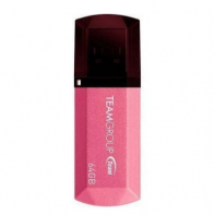 купить Устройство хранения данных USB 2.0 Flash Team Group C153, 64Gb , розовая, TC15364GK01 в Алматы фото 1