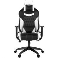 купить Игровое кресло GAMDIAS ACHILLES E2 L BW <White, спинка:86см, наклон: 150, нагрузка: до 200кг> v2 в Алматы фото 2