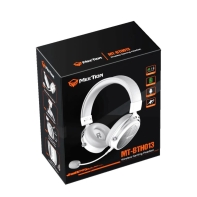 купить Bluetooth garnitura MeeTion BTH013, BT/wireless, 20-20000Hz, 118dB, Silvery White в Алматы фото 3