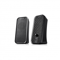 купить Колонки, Microlab, B55(13), 2.0, 4Вт (2Вт*2), USB (питание), Диапазон частот 80-18кГц, 3,5 MiniJack, Размер 85*198*45 мм., Чёрный в Алматы фото 1