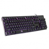 купить Клавиатура Gembird KB-G400L черный металл USB игровая LED в Алматы фото 1