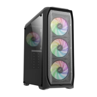 купить Компьютерный корпус Zalman N5 MF, MidT, 2*USB2.0,1*USB3.0, 4*120mm ARGB, acrylic (side panel) в Алматы фото 1
