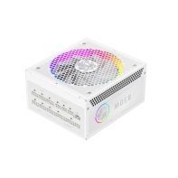 купить БП ATX 850W GameMax RGB PRO 850G WH, Gold, 20+4/24+4/24+8/20+4+8/24+4+8/24+8+8, 14cm,3x6+2p+1p PCI-E в Алматы фото 3