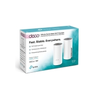 купить Домашняя Mesh Wi-Fi система AC1200 Tp-Link Deco E4 (2 устройства) <Бесшовный роуминг, 867Mbps 5Ghz + 300Mbps 2.4Ghz, 802.11ac/a/b/g/n, 2 порта LAN/WAN 10/100M> в Алматы фото 3