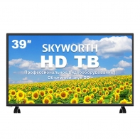 купить Телевизор 39" SKYWORTH 39E30 LEDl HDR 1366x768 2xHDMI, USB, 2x8W в Алматы фото 1
