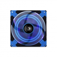 купить Кулер для компьютерного корпуса, AeroCool, Dead Silence fan, Blue Edition, 120мм, 800 -1200±10%об.мин, 3pin/4pin, Габариты 120х120х25мм, Чёрно-синий в Алматы фото 2