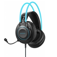 купить Наушники+микрофон A4tech FH200U-Blue Fstyler <USB, 20Hz - 20KHz, 16Ohm, 180cm> в Алматы фото 2