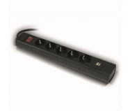купить Сетевой фильтр Huntkey USB SGA607 3M <2*USB Черный, 5 роз, 3m> в Алматы фото 1