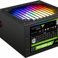 купить Блок питания ПК  600W GameMax VP-600 <600W, RGB, 120mm, 80 , APFC, 4xSATA, 3x4PIN> в Алматы