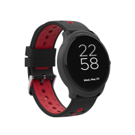 купить CANYON Oregano SW-81 Smart watch, 1.3inches IPS full touch screen, Alloy+plastic body,IP68 waterproof, multi-sport mode with swimming mode, compatibility with iOS and android,Black-Red with extra black belt, Host: 262x43.6x12.5mm, Strap: 240x22mm, 60 в Алматы фото 2