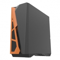 купить Корпус ПК без БП DarkFlash DLZ31 MESH <ATX, 2x3.5, 2xUSB 3.0, 1xType C, Audio, 495.9*217.2*505.5mm, Black/Orange> в Алматы фото 3