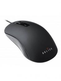 купить Мышь Oklick 155M черный оптическая (1600dpi) USB (3but) в Алматы фото 2