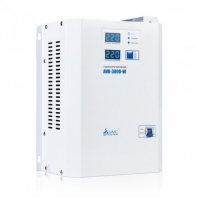 купить Стабилизатор (AVR), SVC, AVR-3000, Мощность 3000ВА/1800Вт, LED-дисплей, Диапазон работы AVR: 140-270В, Клеммная колодка, Чёрно-синий в Алматы фото 1